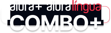 O combo + é a junçao do alura+ e o alura lingua